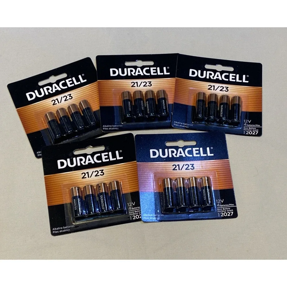 Duracell 21/23 12V Batteries Specialty Alkaline Long Lasting 4 Pack New